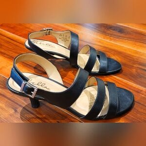 Abella New Black Strappy Heel size 9.5